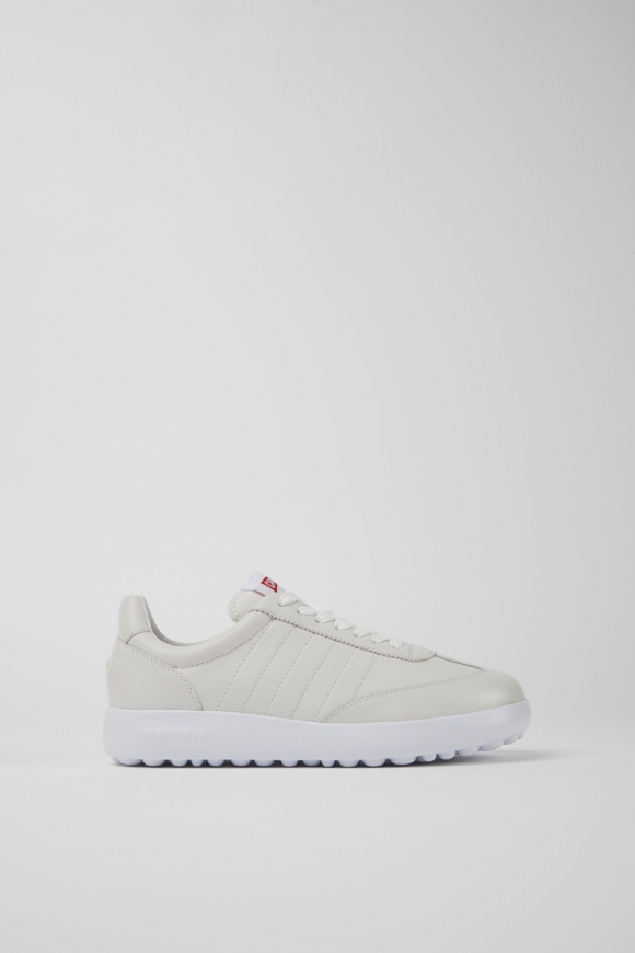 Camper Pelotas XLF - Zapatillas blancas para mujer de piel y textil.