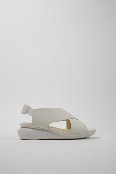 Camper Balloon - Sandalias negras de piel para mujer