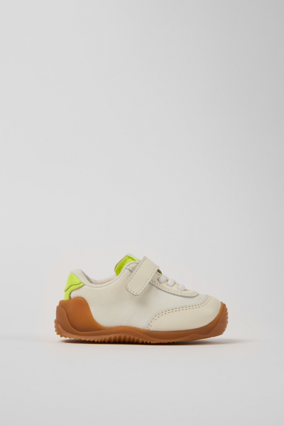 Camper Dadda - Zapatillas de piel y tela para niños en multicolor.