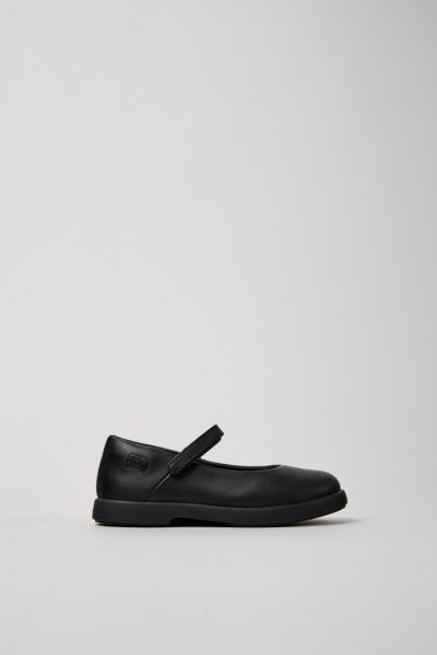 Camper Duet - Bailarinas de piel negras para niños.