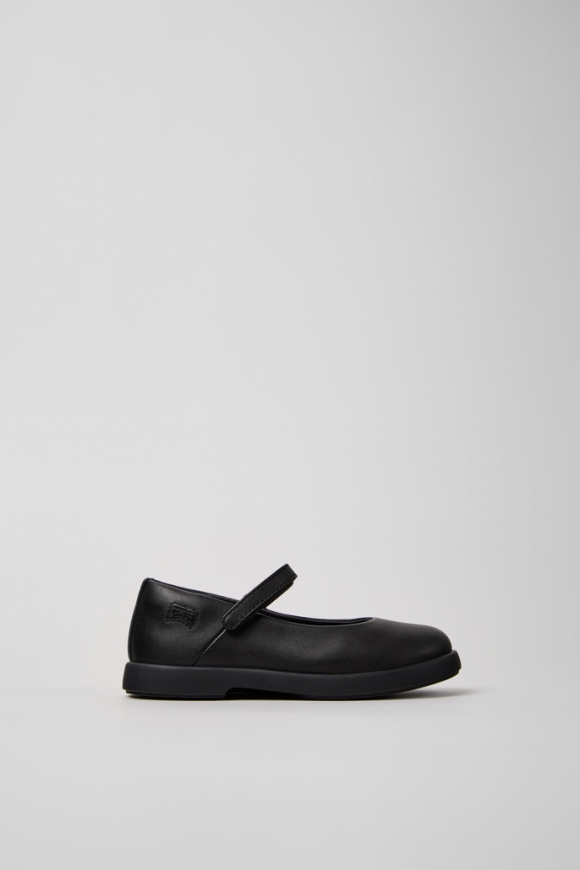 Camper Duet - Bailarinas de piel negras para niños.