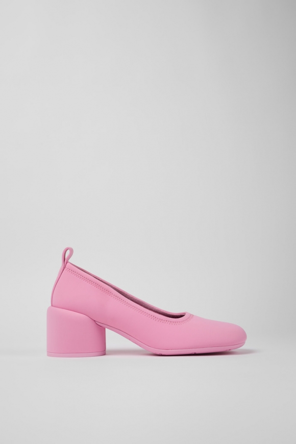 Camper Niki - Bailarinas rosas de tela para mujer