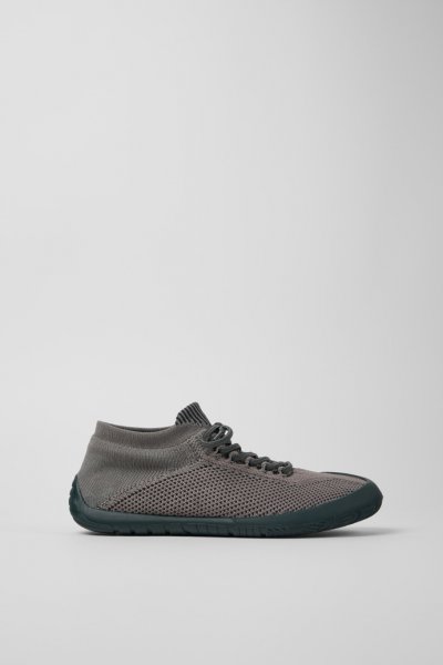 Camper Path - Zapatilla textil gris para mujer