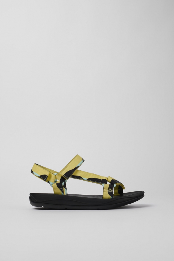 Camper Match - Sandalias multicolor de tela para mujer