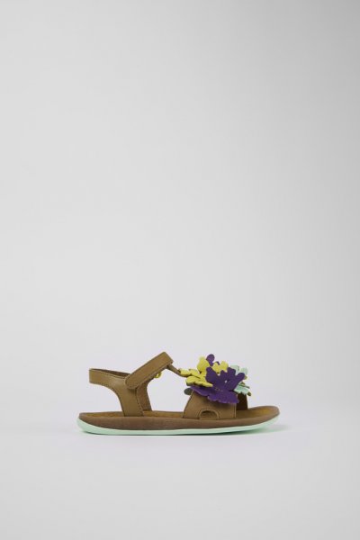 Camper Twins - Sandalias de piel multicolor