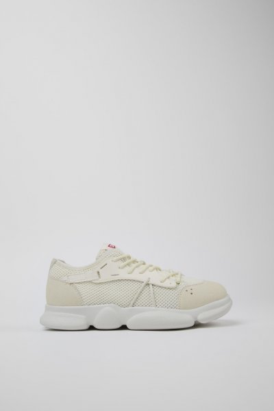 Camper Karst Sorona - Zapatilla textil blanca para mujer