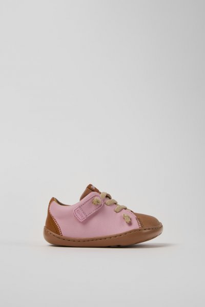 Camper Twins - Zapatos de piel multicolor para niños.