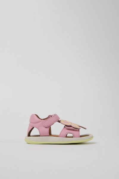 Camper Twins - Sandalias de piel multicolor para niños.