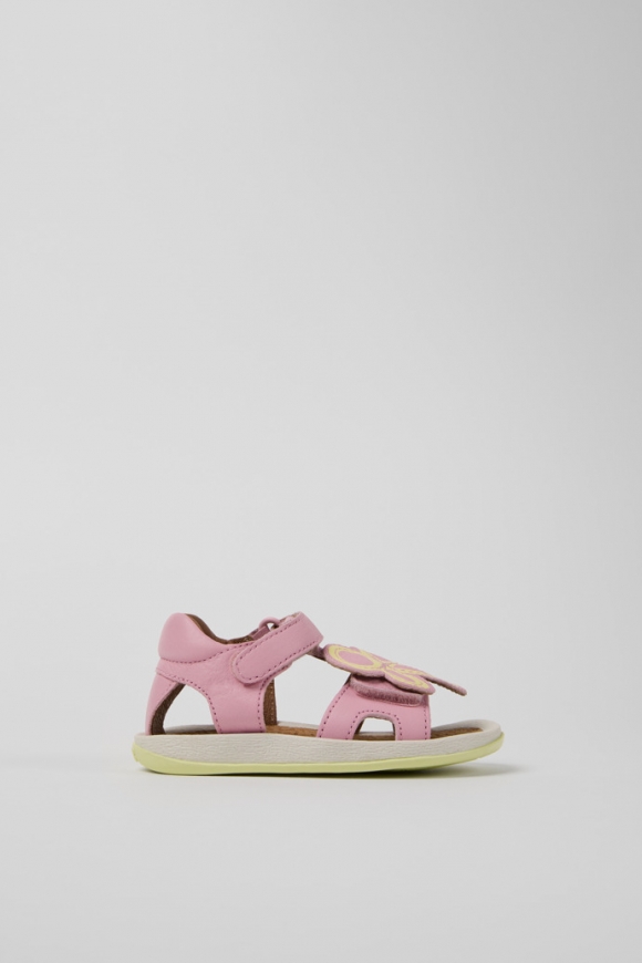 Camper Twins - Sandalias de piel multicolor para niños.