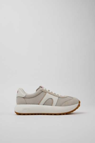 Camper Pelotas Athens - Zapatillas multicolor de PET reciclado y piel nobuk para mujer.