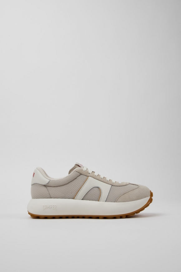 Camper Pelotas Athens - Zapatillas multicolor de PET reciclado y piel nobuk para mujer.