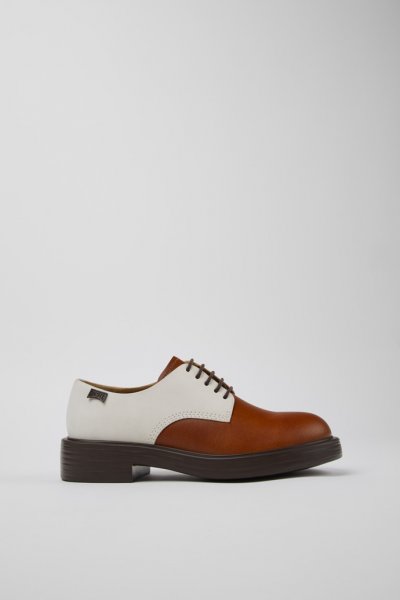 Camper Twins - Zapatos multicolor para mujer de piel y nobuk.