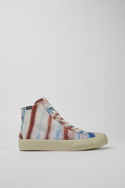 Camper Camper x EFI - Zapatillas coloridas para hombre de algodón reciclado