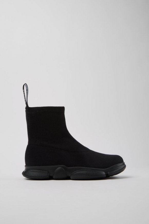 Camper Karst - Botas midi negras para mujer de TENCEL Lyocell.