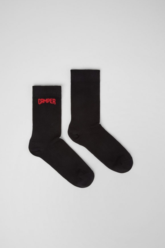 Camper Socks - Calcetines básicos negros cortos
