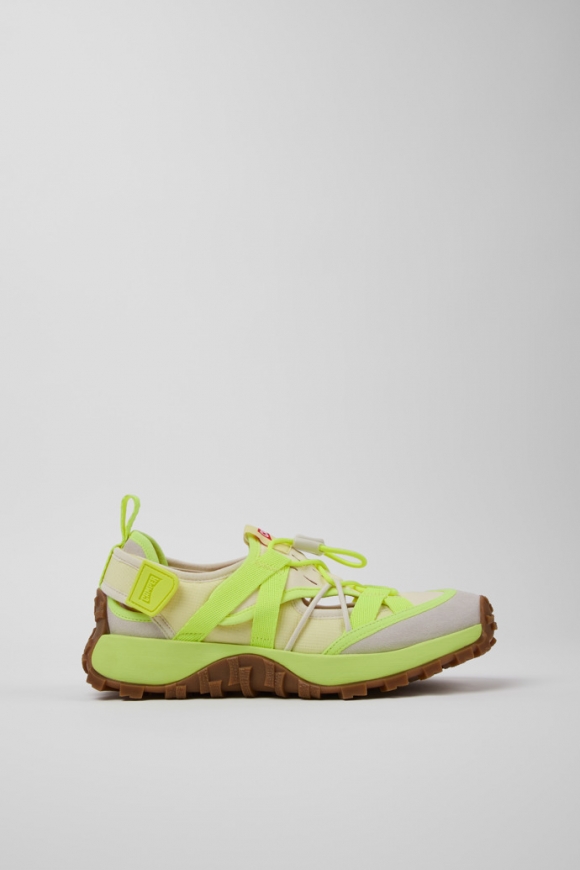 Camper Drift Trail VIBRAM - Zapatillas multicolor para mujer Zapatillas de deporte de PET reciclado y piel nobuk.