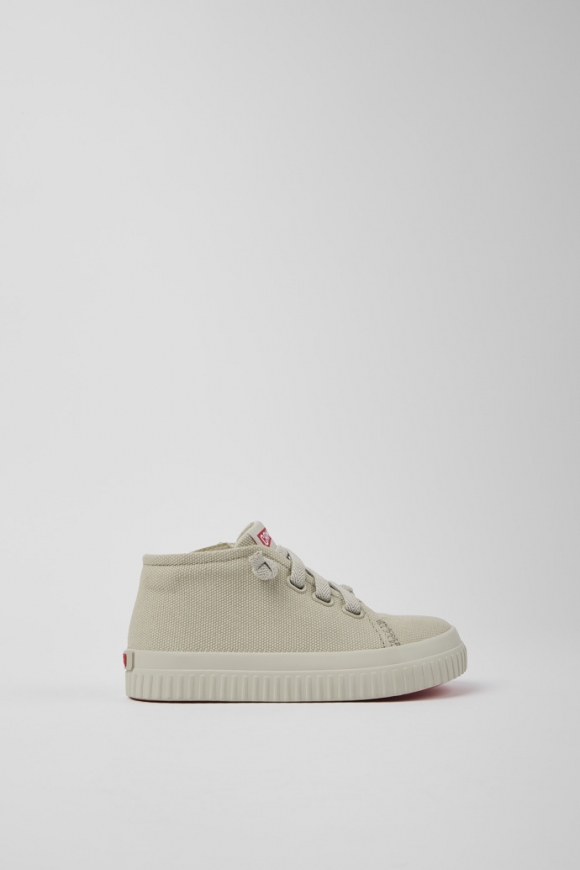 Camper Peu Roda - Zapatilla textil gris para niño.