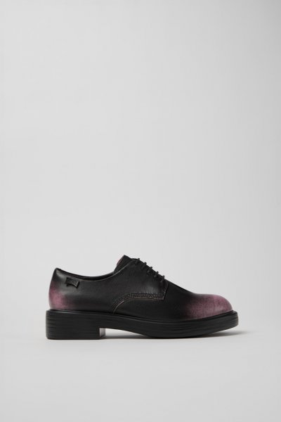 Camper Dean - Zapatos negros de piel para mujer.
