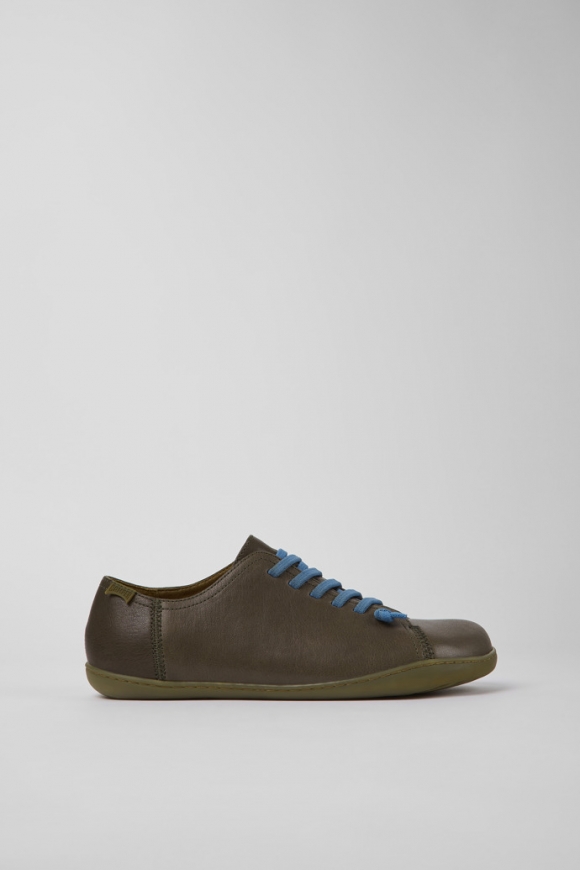 Camper Peu - Zapatillas de piel verde para hombre