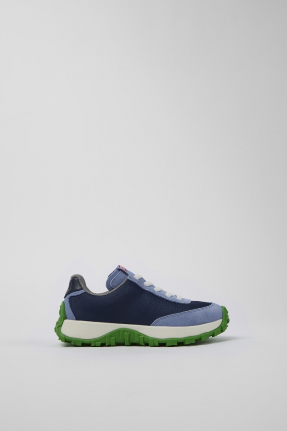 Camper Drift Trail - Zapatillas de piel/nobuk azul