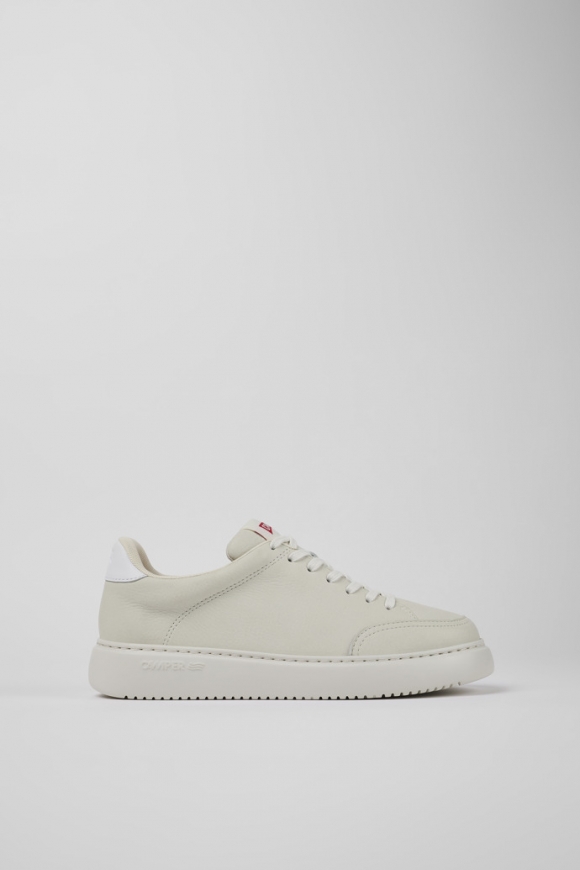 Camper Runner K21 - Zapatos de piel blancos para mujer.