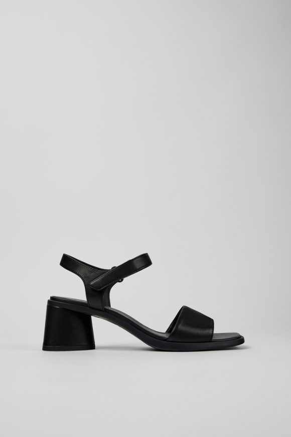 Camper Kiara - Sandalias negras de piel para mujer