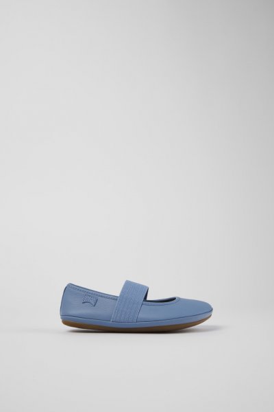 Camper Right - Bailarinas de piel azules