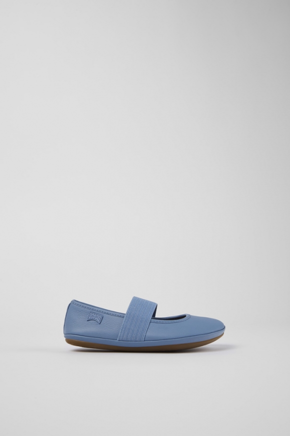 Camper Right - Bailarinas de piel azules