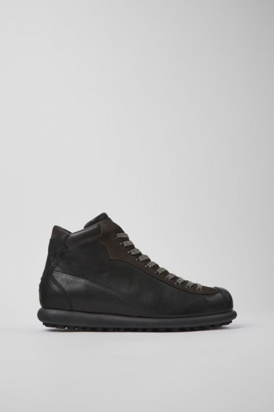 Camper Pelotas - Botines multicolor para hombre de piel de curtición vegetal.