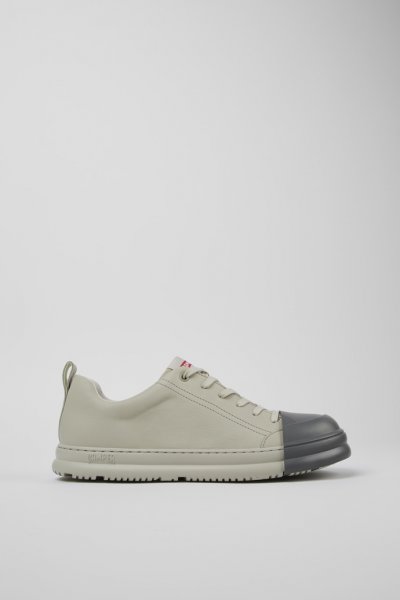 Camper Junction Runner - Zapatillas de piel gris