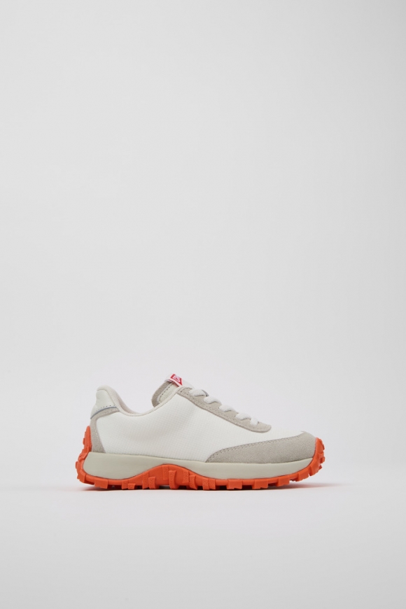 Camper Drift Trail - Zapatillas blancas para niños de textil/nobuk.