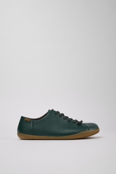 Camper Peu - Zapato de piel verde para hombre.