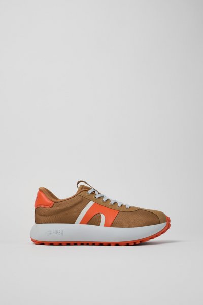 Camper Pelotas Athens - Zapatilla textil marrón para mujer