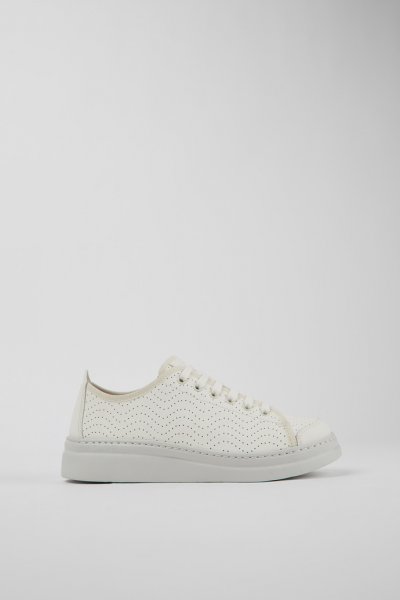 Camper Runner - Zapatilla blanca de piel para mujer