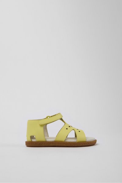 Camper Twins - Sandalias amarillas de piel