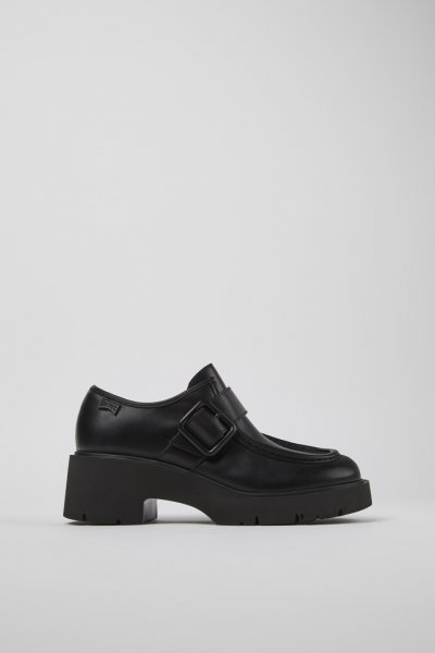 Camper Milah - Zapatos de piel negros para mujer