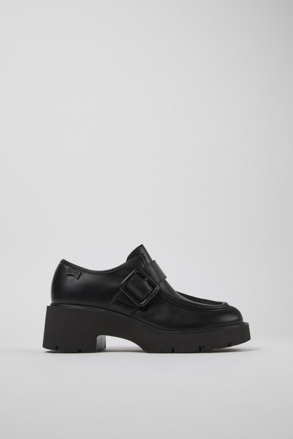 Camper Milah - Zapatos de piel negros para mujer