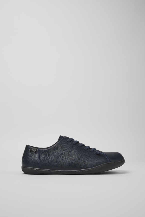 Camper Peu - Zapatos azules de piel para hombre.