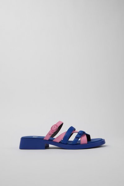 Camper Twins - Sandalias abiertas de piel multicolor para mujer