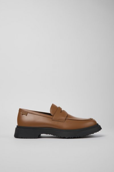 Camper Walden - Mocasín marrón de piel para hombre
