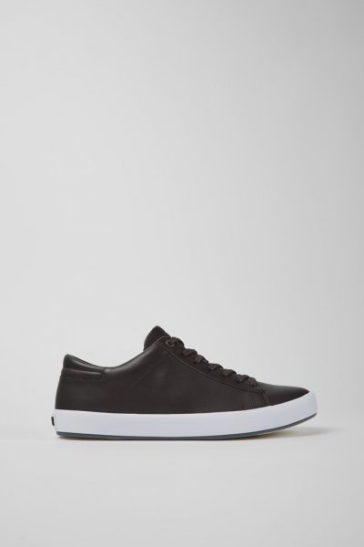 Camper Andratx - Zapatilla marrón de piel para hombre.