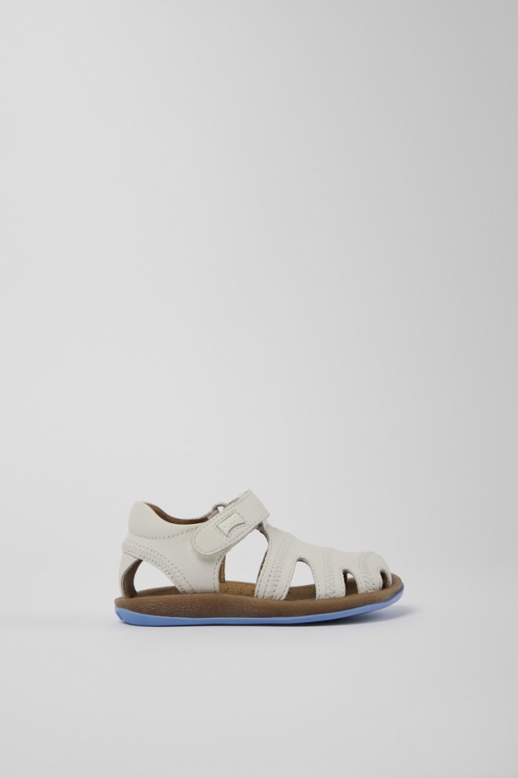 Camper Bicho - Sandalias blancas de piel