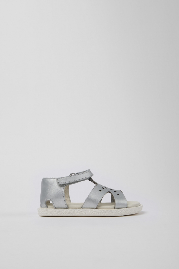 Camper Twins - Sandalias de piel gris