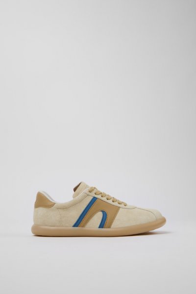 Camper Pelotas Soller - Zapatillas deportivas multicolor de piel nobuk para mujer.