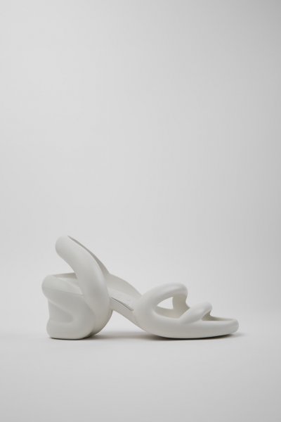 Camper Kobarah - Sandalias blancas de textil para hombre.