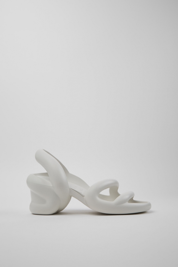 Camper Kobarah - Sandalias blancas de textil para hombre.