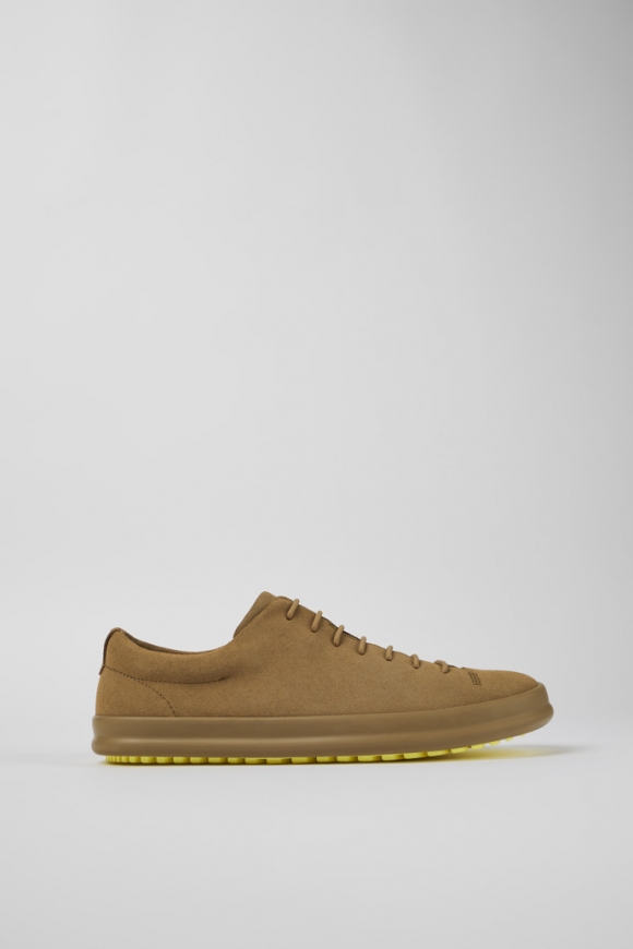 Camper Chasis - Zapatillas de baloncesto marrones de nobuk para hombre.