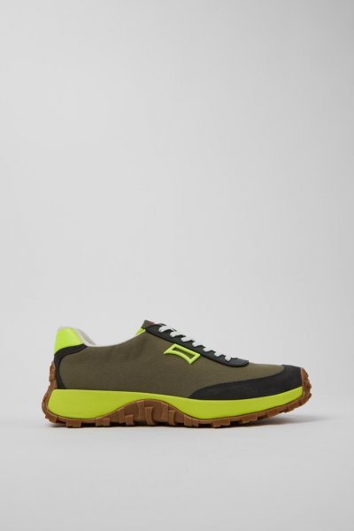 Camper Drift Trail VIBRAM - Zapatillas multicolores para hombre de PET reciclado y piel nobuk.