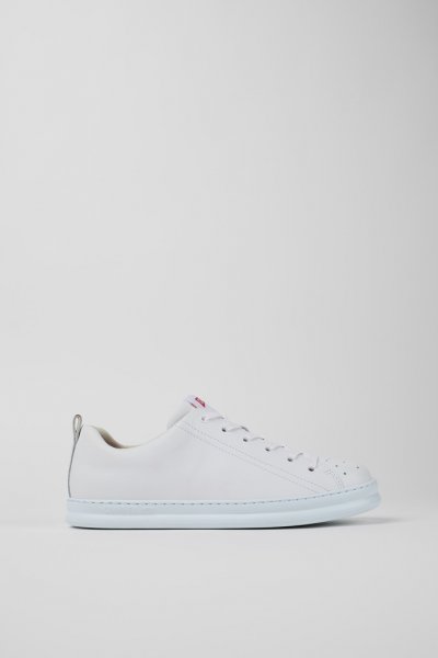 Camper Runner - Zapatillas blancas de piel para hombre.