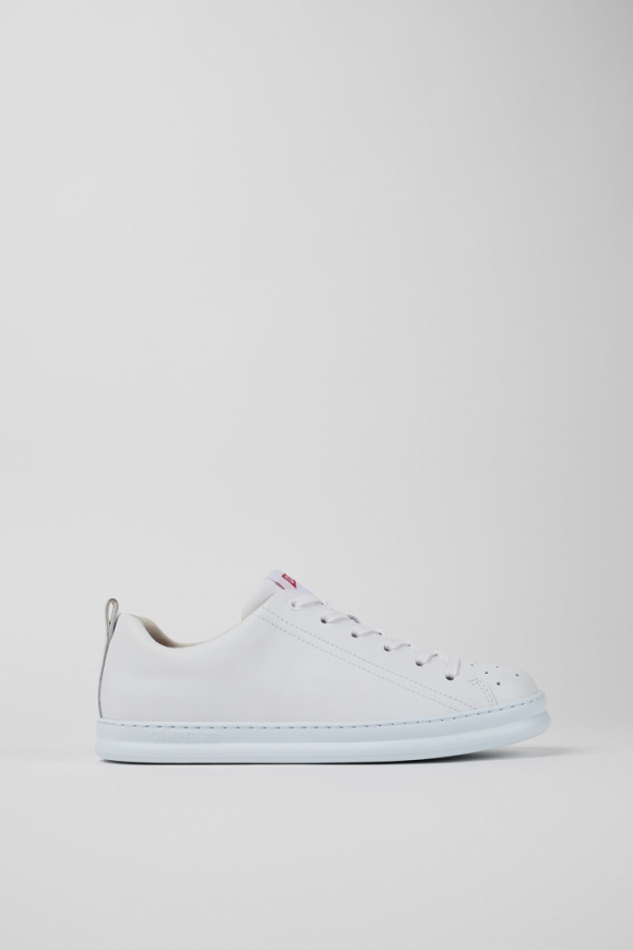 Camper Runner - Zapatillas blancas de piel para hombre.